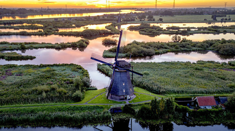 Holandsko, veterný mlyn