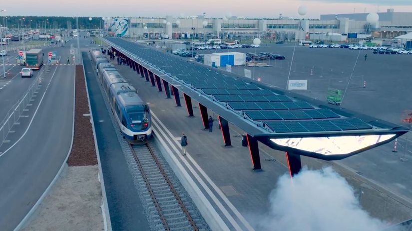 Tesla Train - vlak do berlínskej Gigafactory