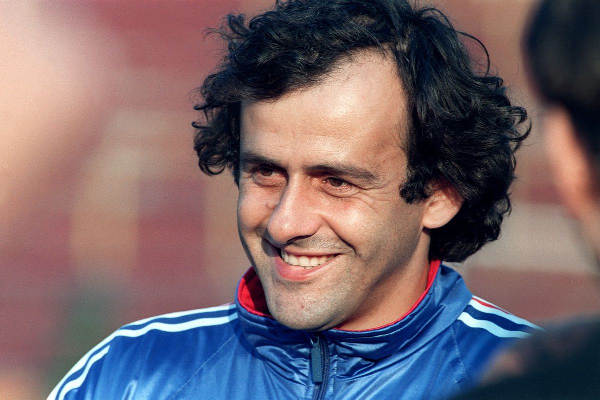 Michel Platini v roku 1991 v Bratislave.