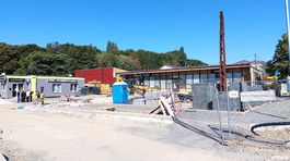 Eurobau pred cintorínom