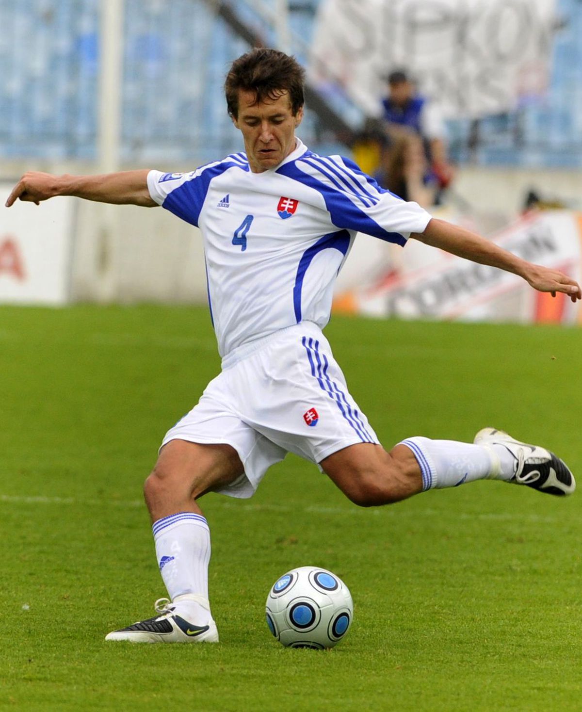 Marek Čech v reprezentačnom drese v júni 2009.