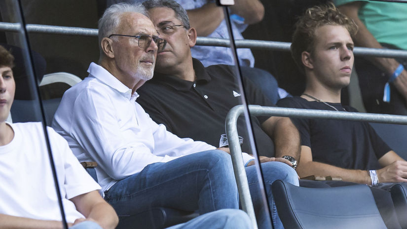 Beckenbauer na bundesligovom zápase medzi...