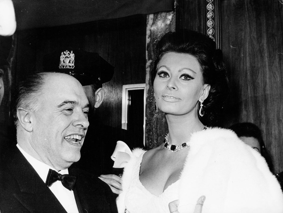 Sophia Loren a producent Carlo Ponti