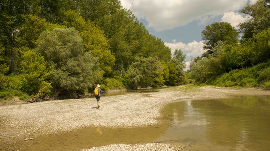 Štrková lavica (ostrov) v Kľúčoveckom ramene.