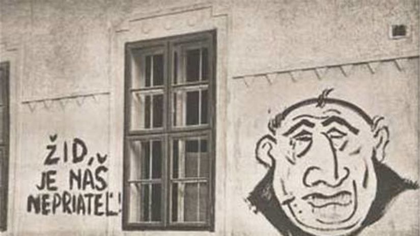 Protižidovské karikatúry a letáky ľudáckej...