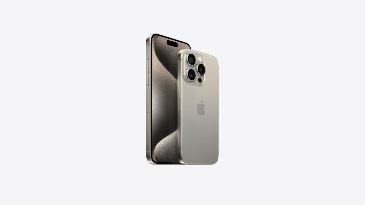 Nové iPhony 15 Pro a 15 Pro Max.