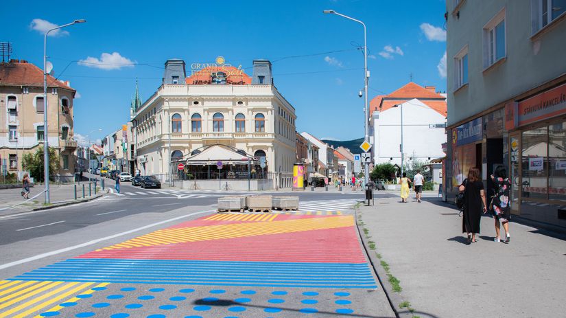Na mieste uvažovaného predĺženia pešej zóny...