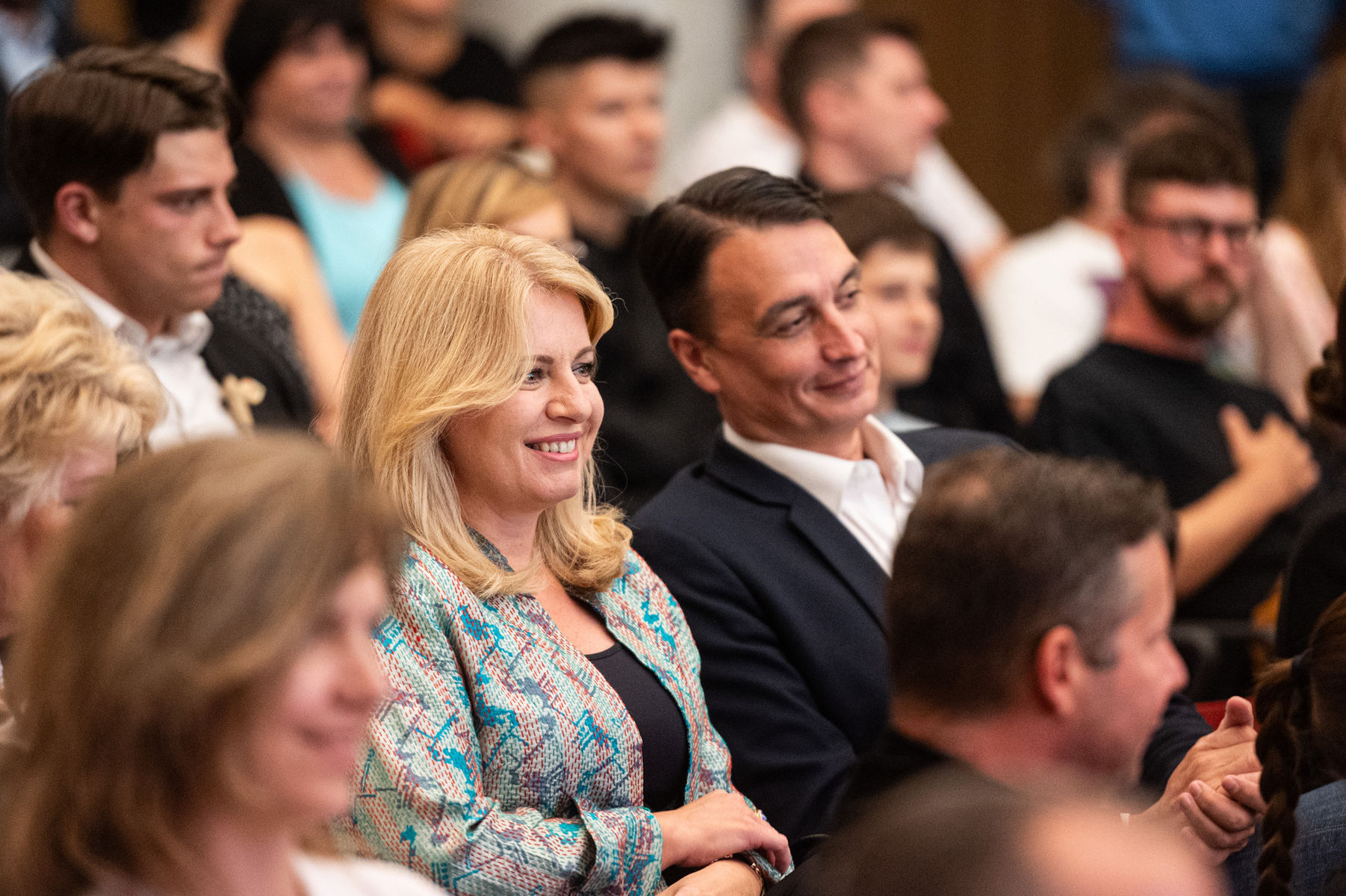 Prezidentka Zuzana Čaputová s partnerom počas...