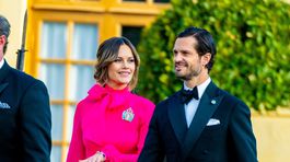 Švédsky princ Carl Philip a jeho manželka, princezná Sofia
