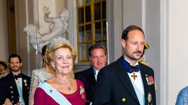Nórsky korunný princ Haakon a grécka kráľovná Anne-Marie