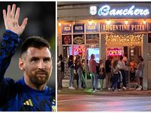 Messi a pizzeria