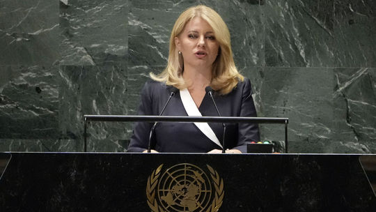 Čaputová prejav v OSN venovala kritike ruskej agresie i ochrane klímy