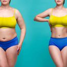 pierdere în greutate, femeie înainte și după