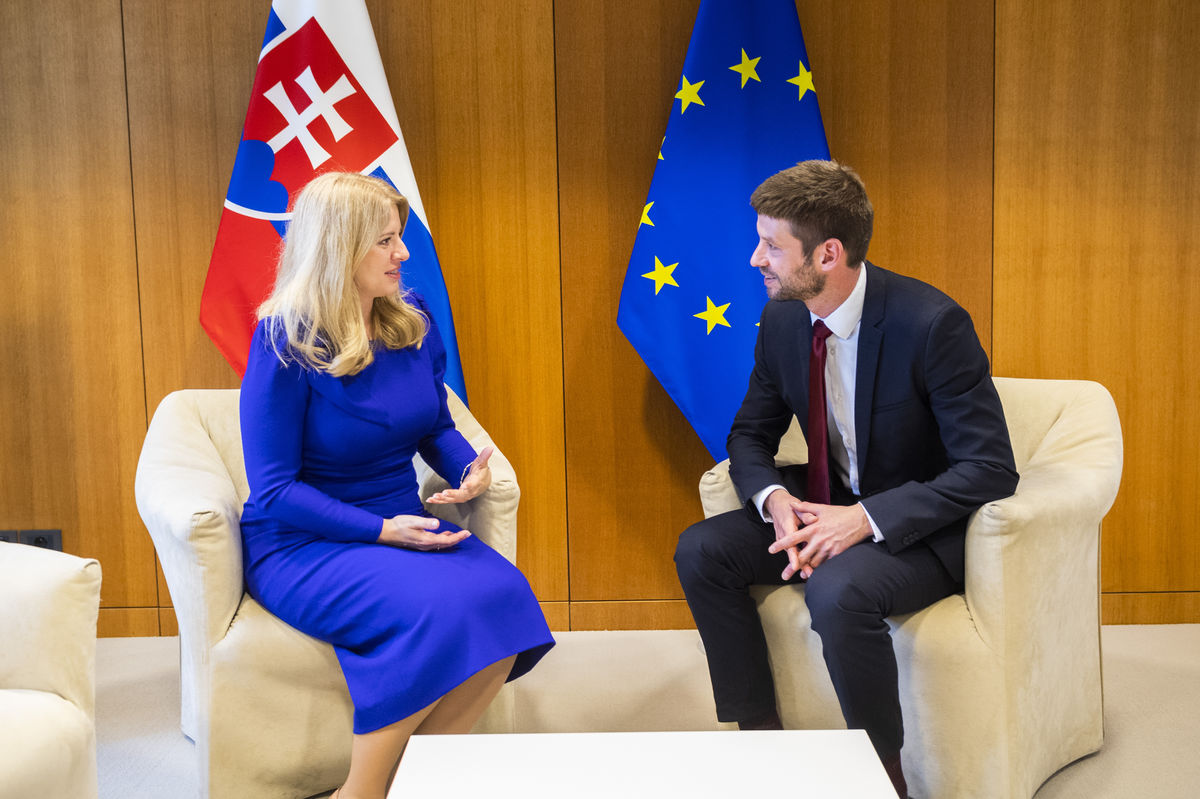 Prezidentka SR Zuzana Čaputová a podpredseda...