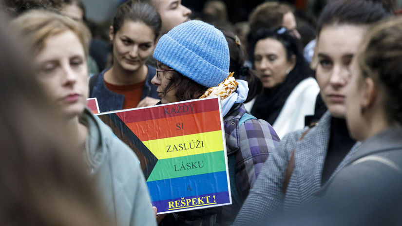 LGBTI, protest, dúhová vlajka