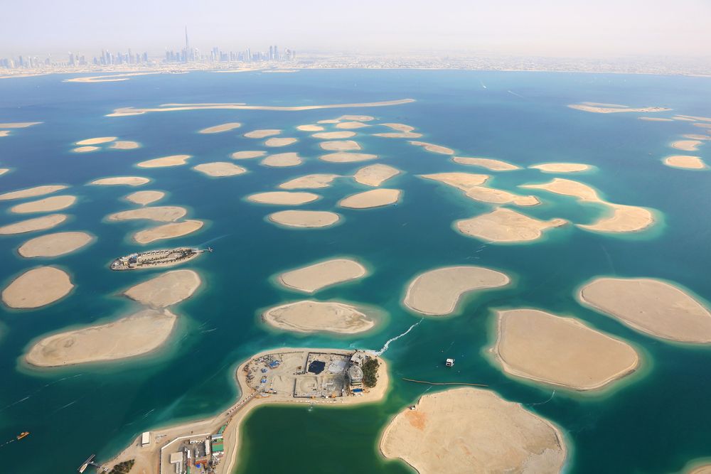 Dubaj, Svetové ostrovy, more, exotika, dovolenka, cestovanie, SAE, Spojené arabské emiráty