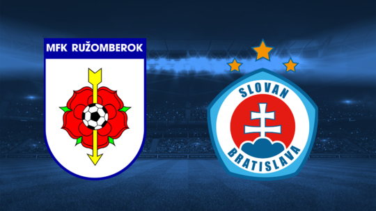 ONLINE: Slovan chce v Ružomberku potvrdiť víťaznú formu a vyšvihnúť sa v tabuľke nahor