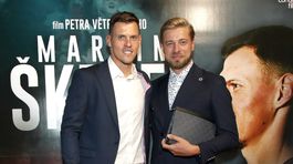 Martin Škrtel (vľavo) a dokumentarista a režisér Petr Větrovský.