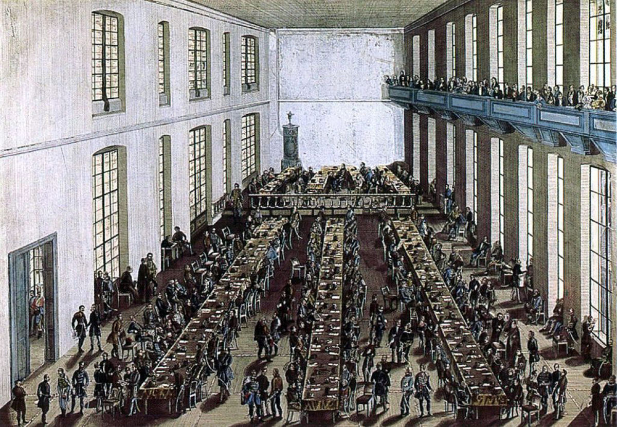 Otvorenie uhorského snemu 5. júna 1848 v...
