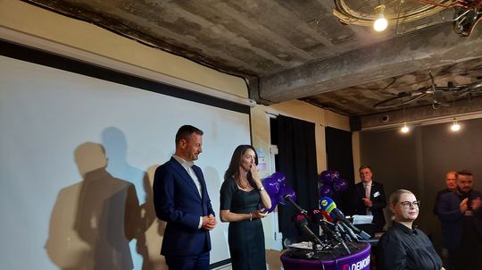 Líderka volebnej kandidátky Andrea Letanovská a...