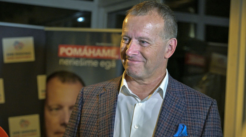 Predseda hnutia Sme rodina Boris Kollár počas...