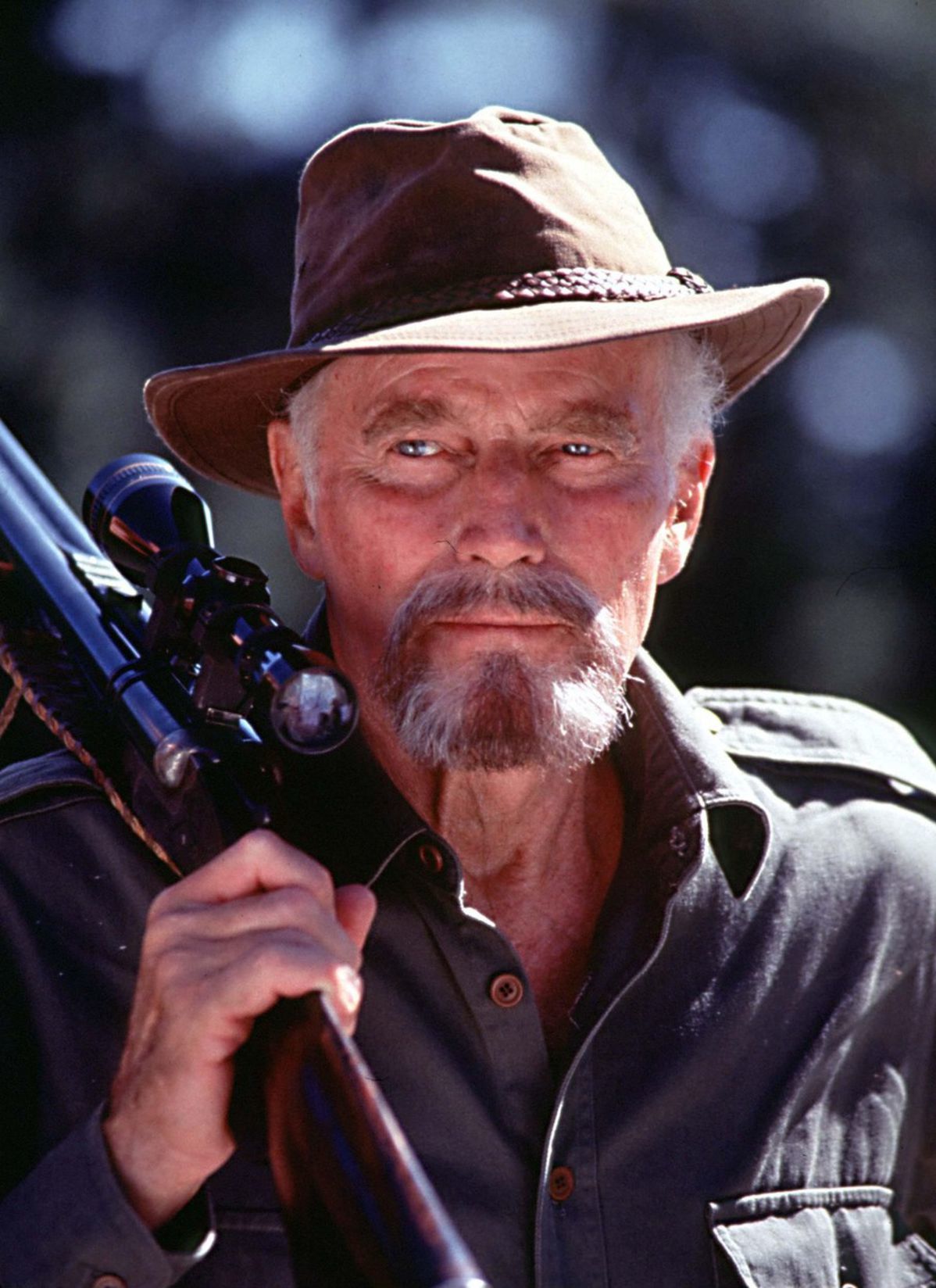 Americký herec Charlton Heston v dobrodružnom...
