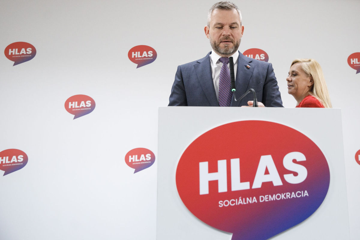 Peter Pellegrini a Denisa Saková
