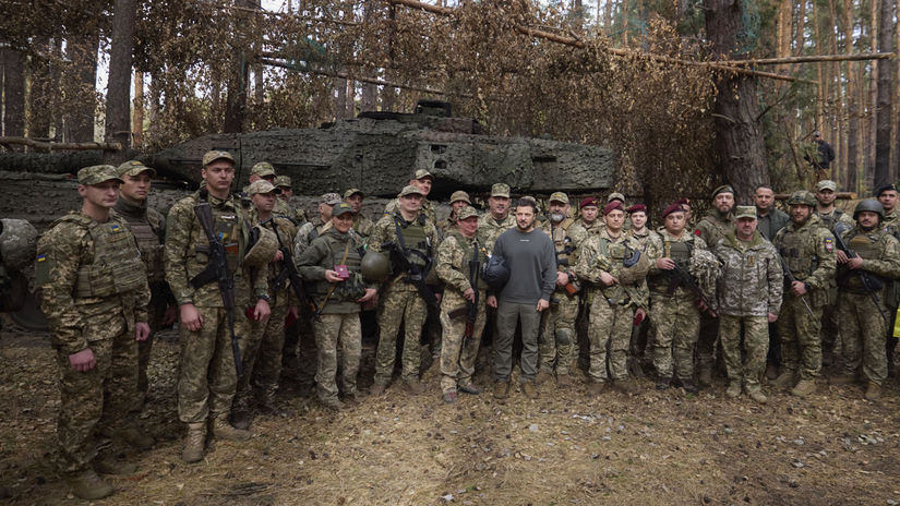 Ukrajinský prezident Volodymyr Zelenskyj...