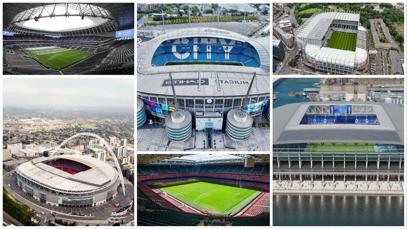 Pozrite si v galérii desať štadiónov...