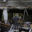 Izrael, útok, Palestína, hamas, bombardovanie, zničená budova