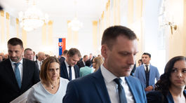 Slávnostné odovzdávanie osvedčení poslancom Národnej rady,
