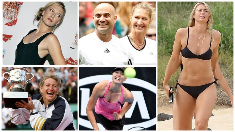 Maria Šarapovová a Steffi Grafová. Tenisové...