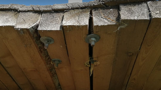 Poškodenie dočasného premostenie ponad potok...