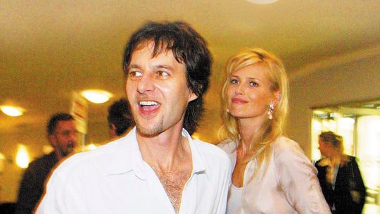 Paľo Habera  a Daniela Peštová na archívnom...