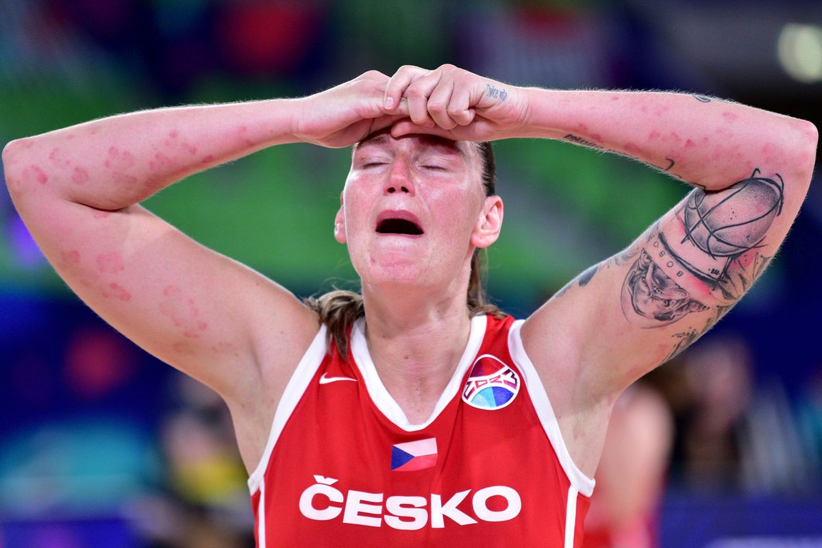 Renáta Březinová po prehre s Nemecko na ME 2023.