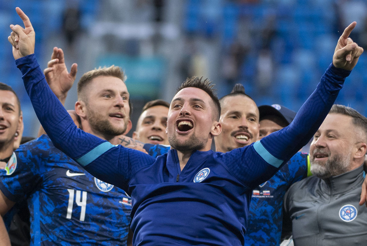 Róbert Mak v reprezentačnom drese.