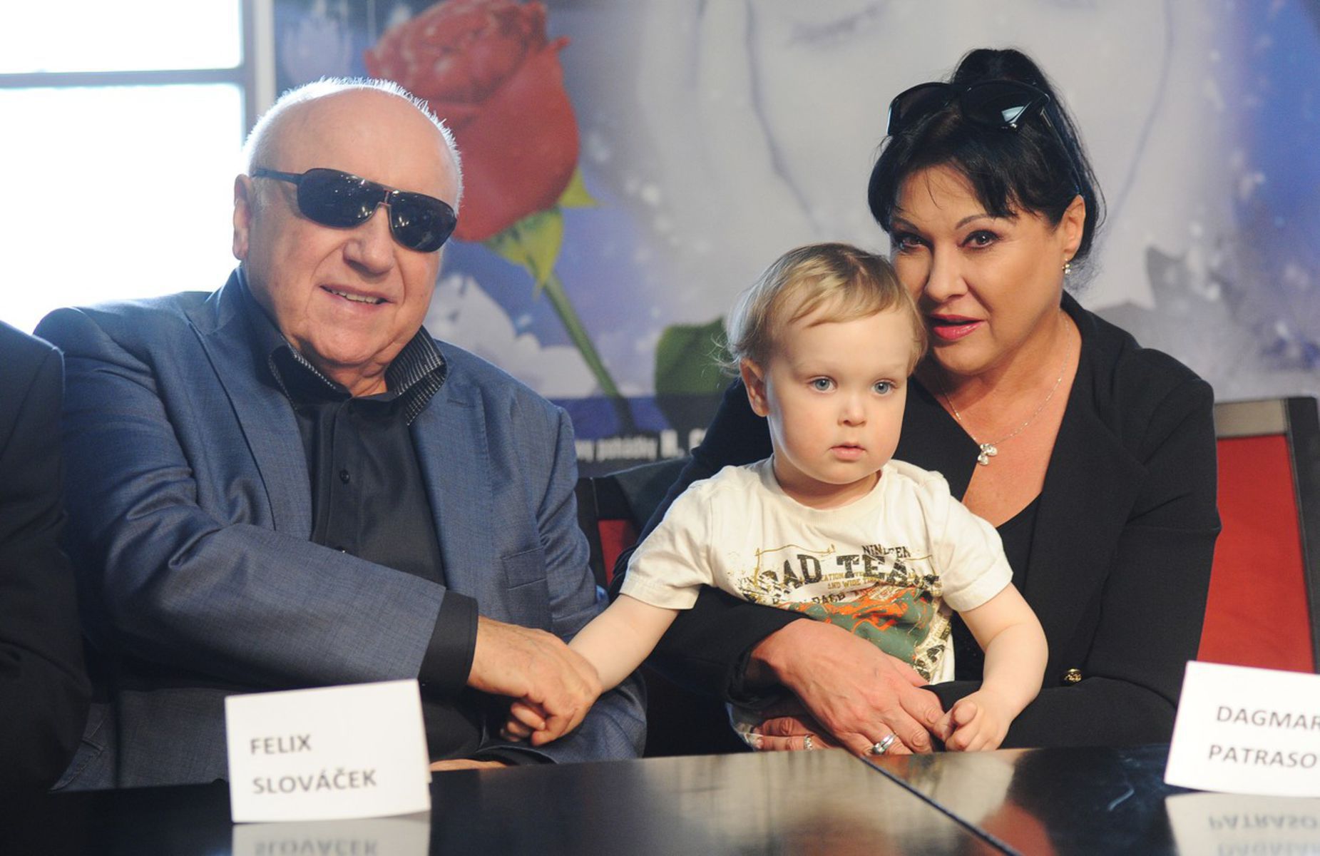 S manželkou Dagmar a vnukom Felixom.