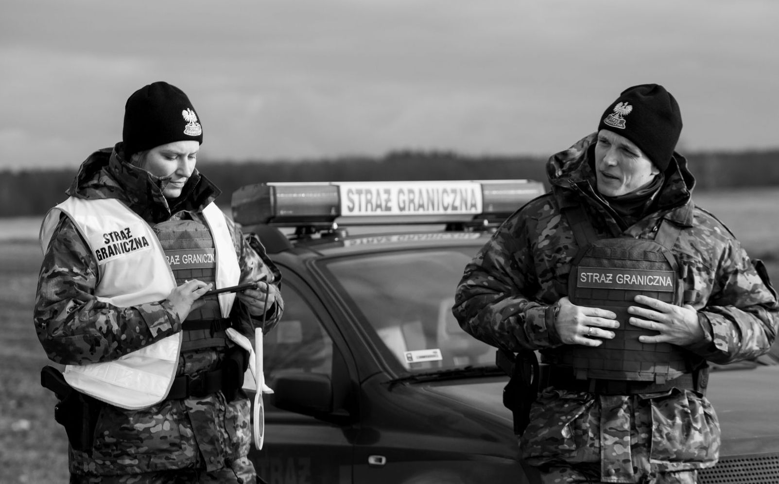 snímka z filmu Hranice Agnieszky Holland