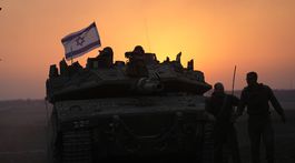 Izraelská armáda / Tank / Pásmo Gazy /