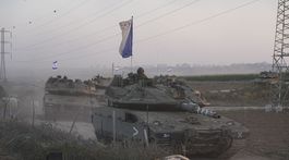 Izraelská armáda / Tank / Pásmo Gazy /