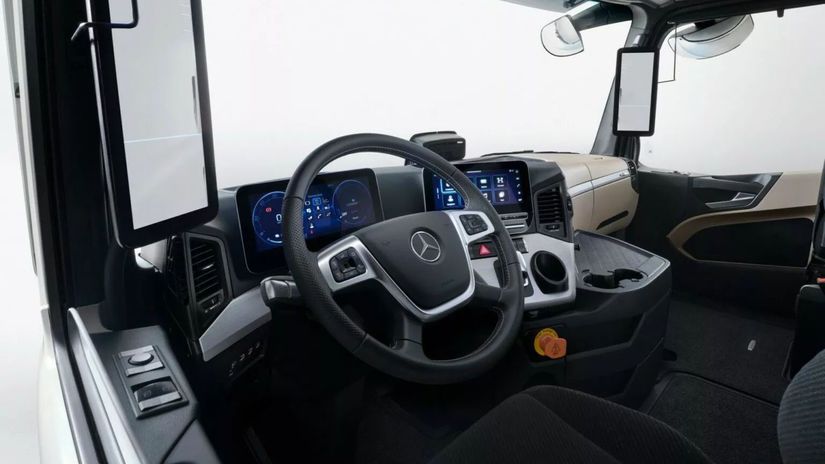 Supermoderná kabína eActrosu je zameraná na...