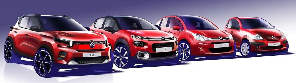 Takto sa menil Citroën C3 od roku 2002.
