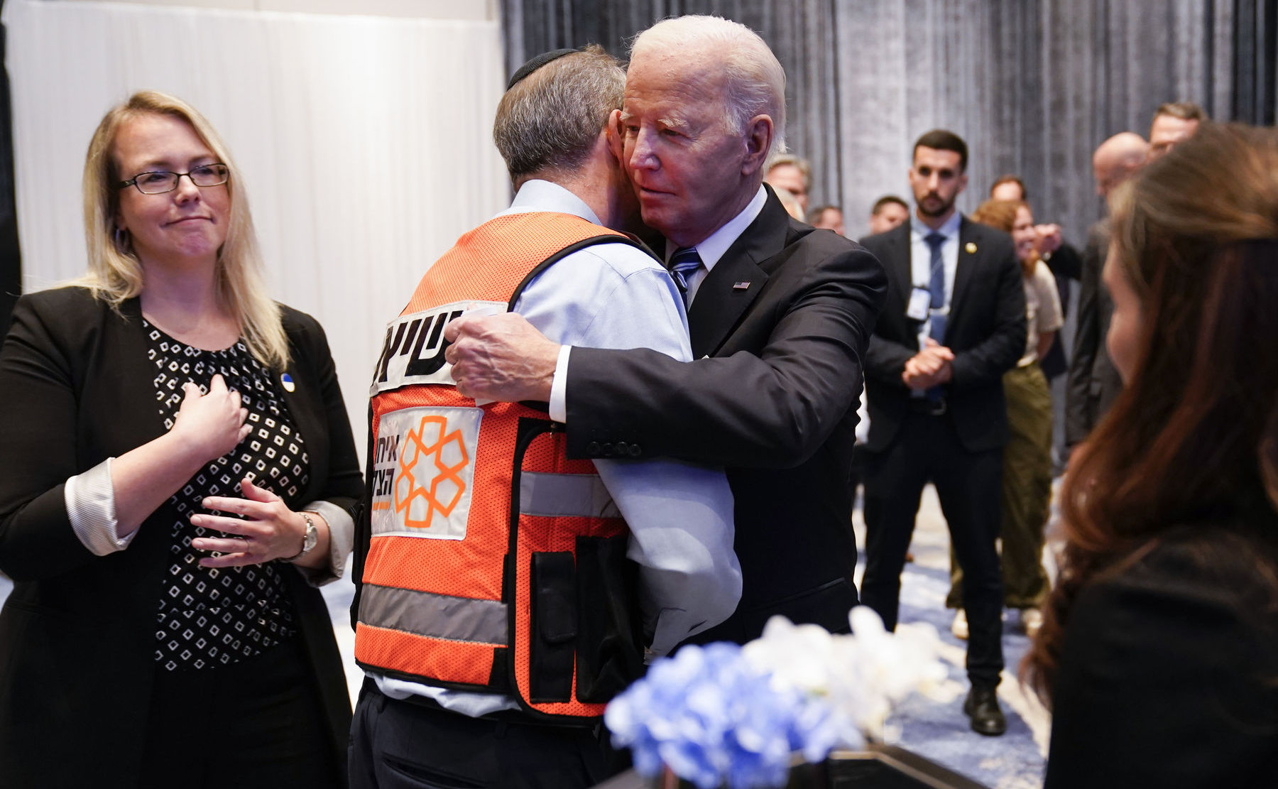 Americký prezident Joe Biden počas stretnutia s...