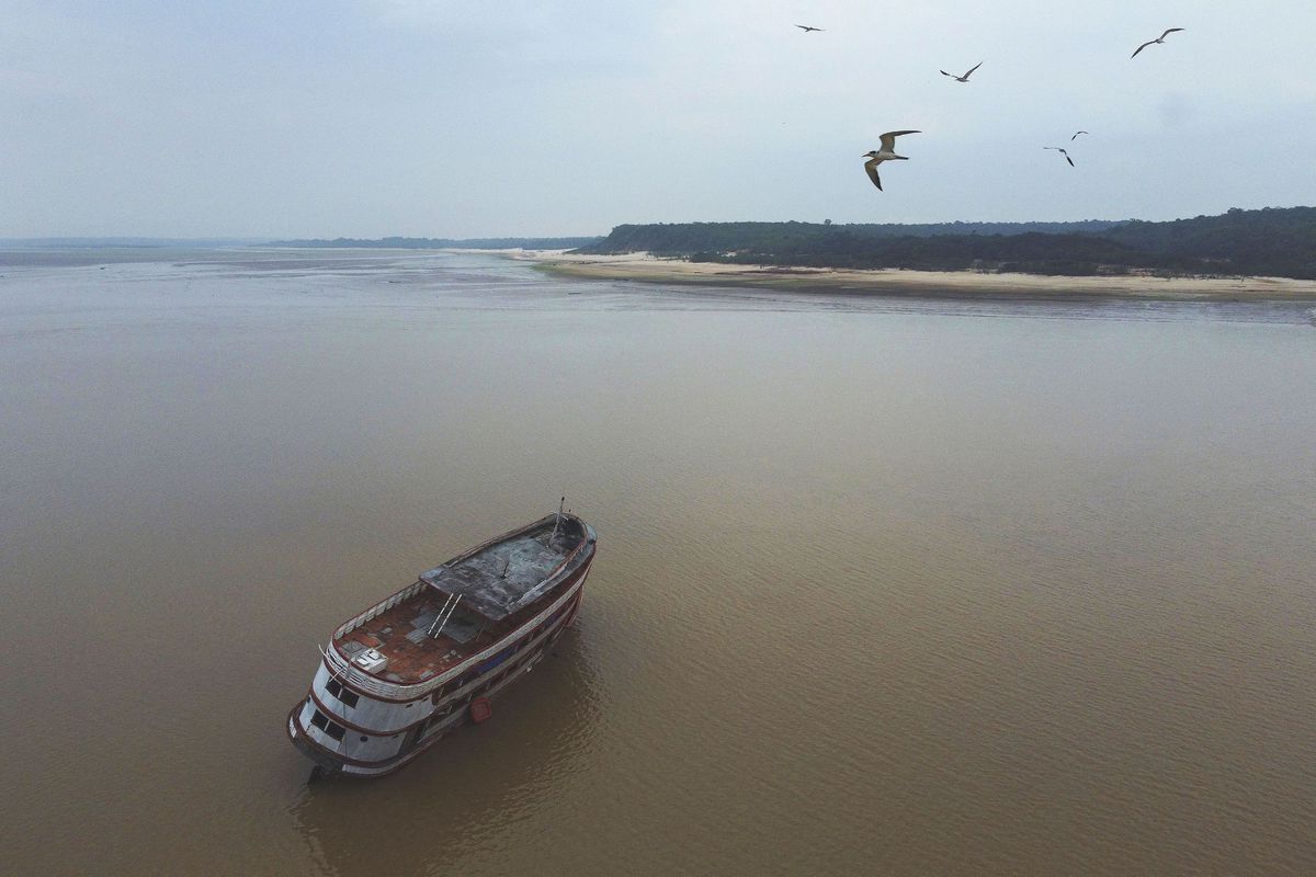 Rieka Negro, čln, loďka, Brazília