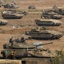 Izraelská armáda, Pásmo Gazy, tanky, Palestína