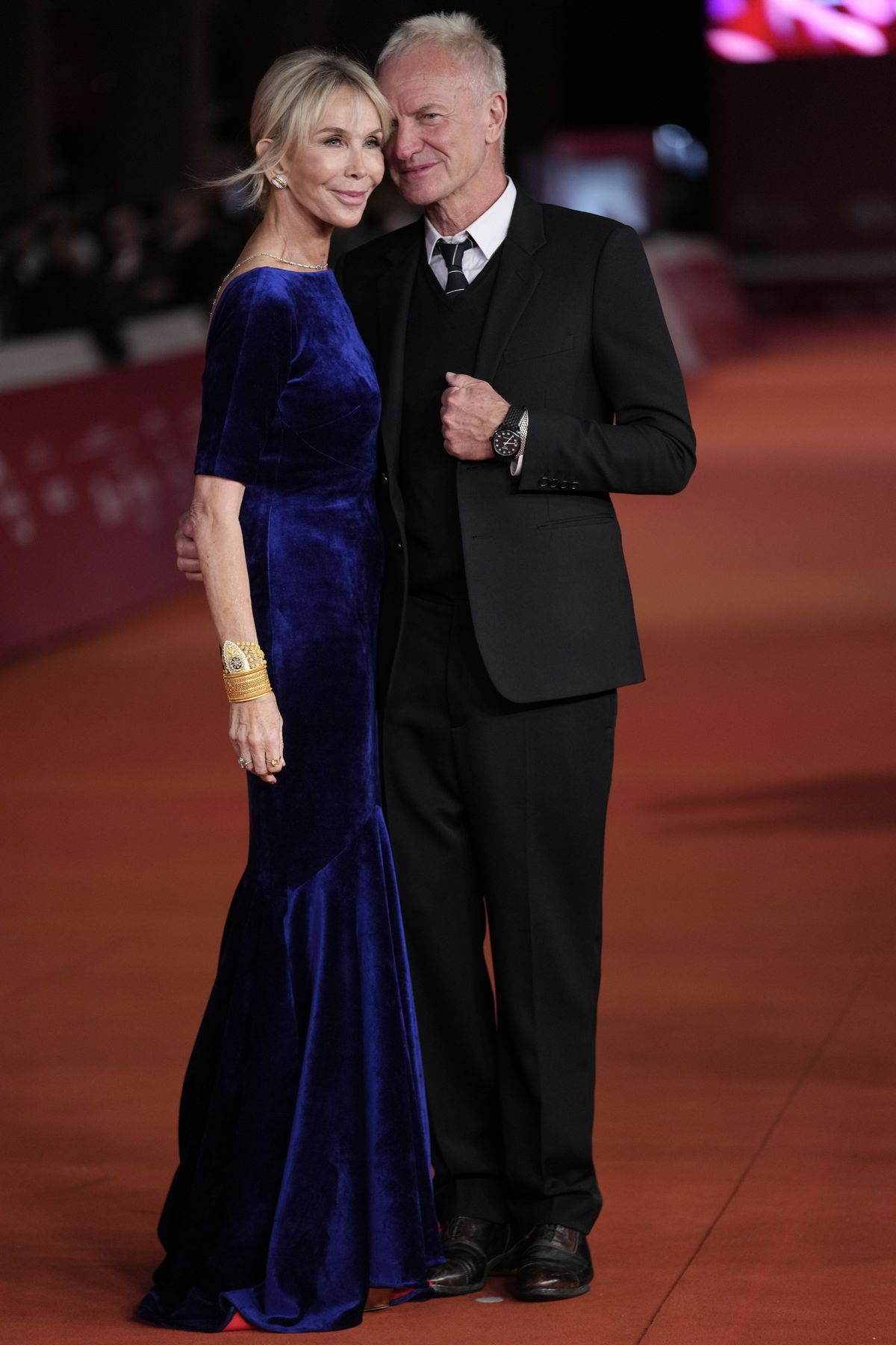 Režisérka Trudie Styler a jej manžel - spevák...
