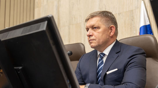 Predseda vlády Robert Fico.