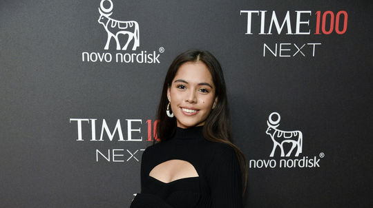 Klimatická aktivistka Xiye Bastida na akcii...