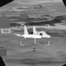 Čínska stíhačka J-11, americký bombardér, kolízia