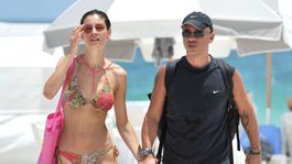 Eros Ramazzotti a jeho manželka Marica Pellegrinelli 